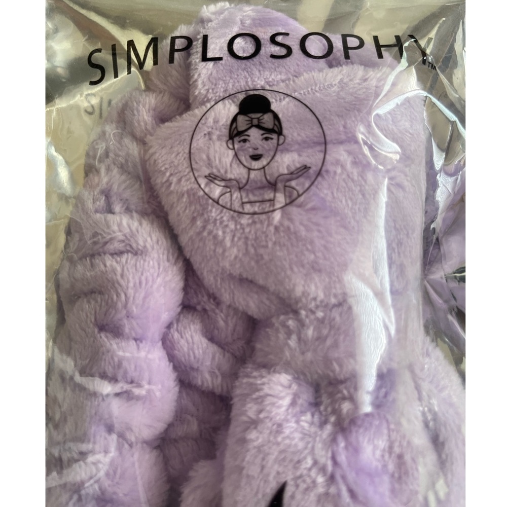 Simplosophy Women’s Purple Soft Plus Now Elastic Headband